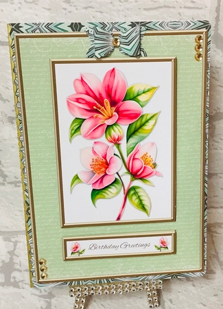 12 Lovely Floral Birthday Toppers Bumper Kit #1 by Anita Henery