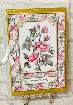 12 Lovely Floral Birthday Toppers Bumper Kit #1 by Anita Henery