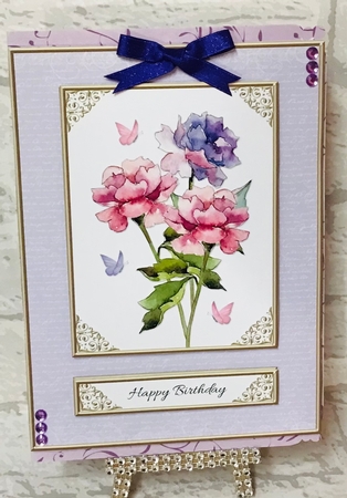 12 Lovely Floral Birthday Toppers Bumper Kit #1 by Anita Henery