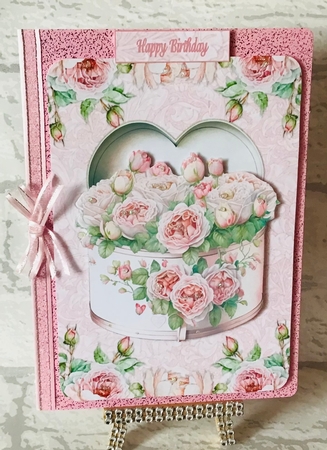 A4 Vintage Roses Box by Anita Henery