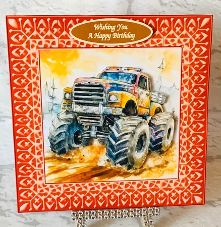 Monster truck adrenaline 1 COASTERS by Anita Henery