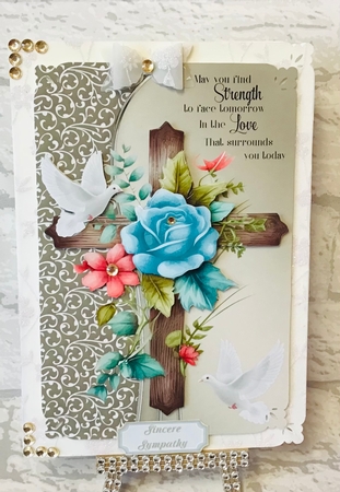 Floral Cross by Anita Henery