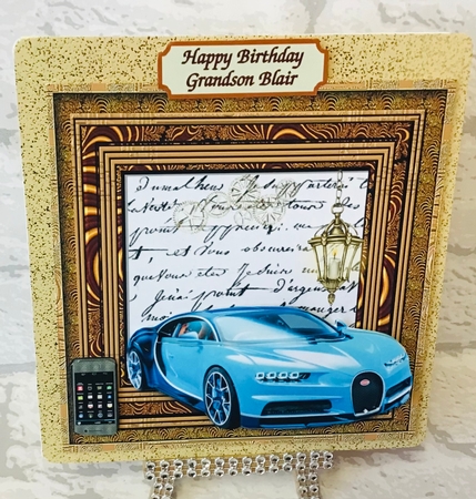Retro Sports Car by Anita Henery