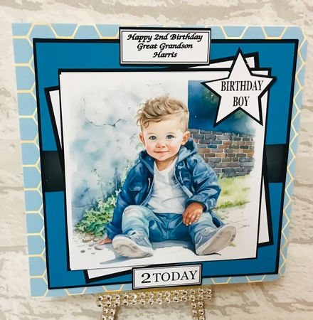 LITTLE DUDE IN DENIM 1 by Anita Henery