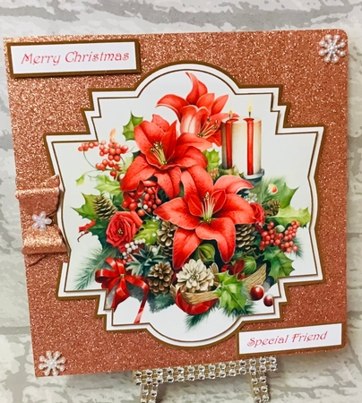 Festive flowers toppers by Anita Henery