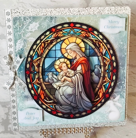 Stained Glass Winter 2 by Anita Henery