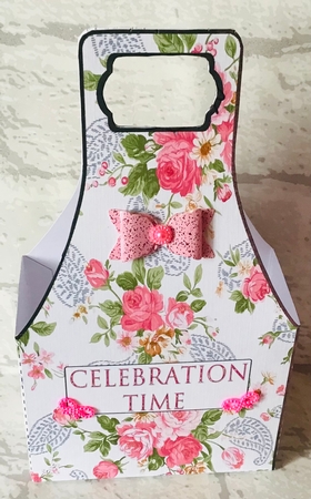 CELEBRATION TIME BOTTLE BAG 3 by Anita Henery