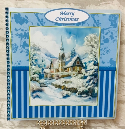 Beautiful winter church 3 by Anita Henery