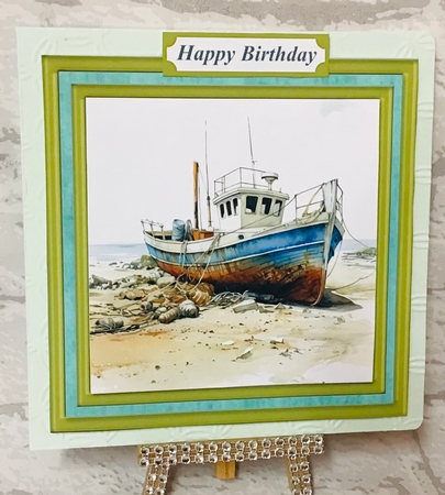 Low tide card front 10 by Anita Henery