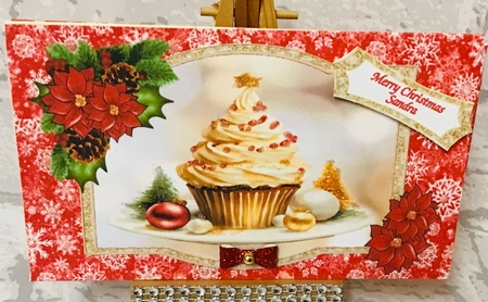 Christmas Golden Cupcake - Money Wallet by Anita Henery