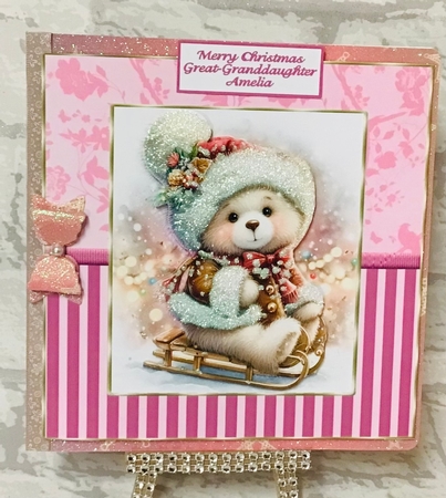 Teddy Sledge Ride by Anita Henery