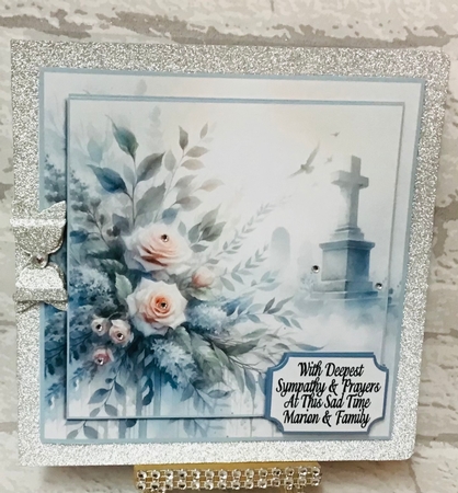 The Rugged Cross Sympathy by Anita Henery
