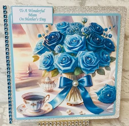 Bouquet of Blue Roses by Anita Henery