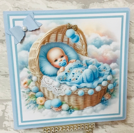 Baby Boy Basket 1 by Anita Henery