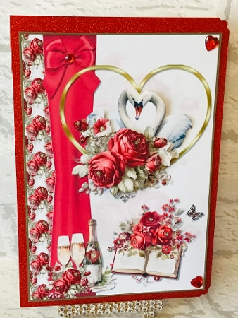 Ruby Swans by Anita Henery