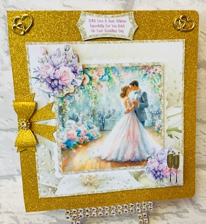 The First Dance - 6x6 by Anita Henery