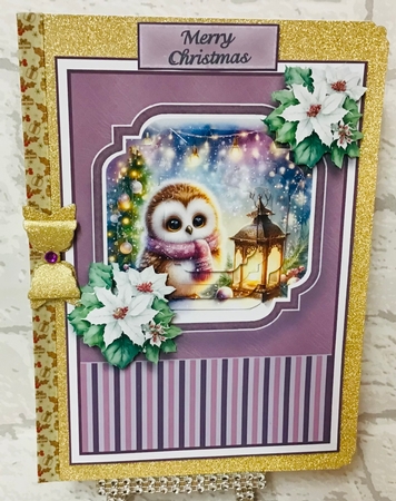 5x7 Winter Owls 5 by Anita Henery