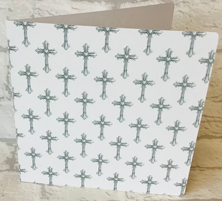 Diamond Crosses Backing Paper by Anita Henery