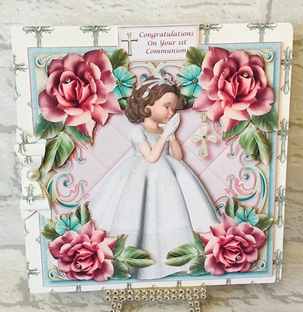Diamond Crosses Backing Paper by Anita Henery