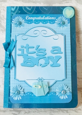 4 New Baby Boy Toppers by Anita Henery