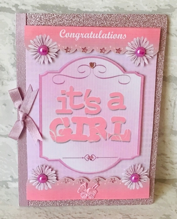 4 New Baby Girl Toppers by Anita Henery