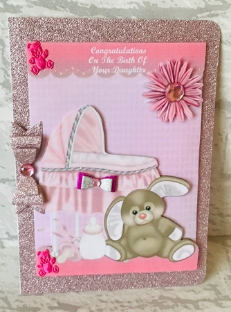 4 New Baby Girl Toppers by Anita Henery