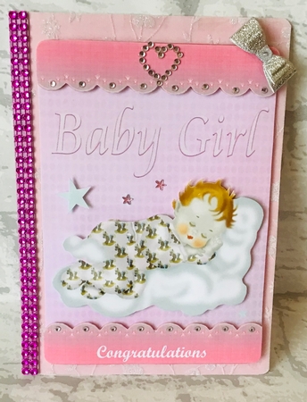 4 New Baby Girl Toppers by Anita Henery
