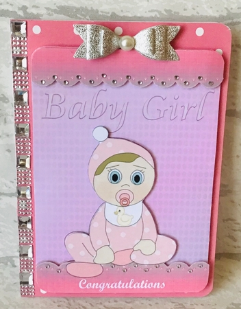 4 New Baby Girl Toppers by Anita Henery
