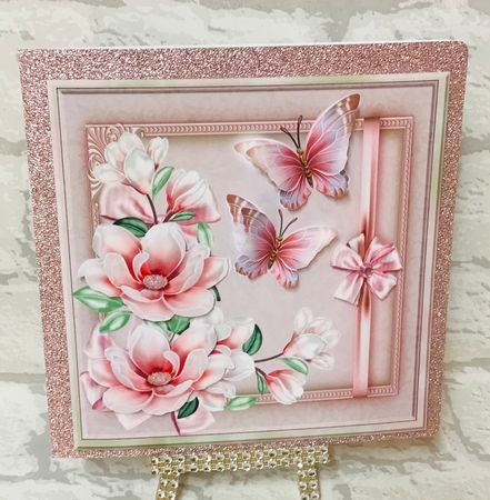 Magnolia Blossoms and Butterflies by Anita Henery