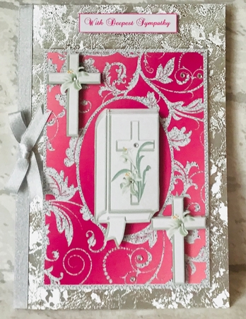 Holy Bible Sympathy Card 13 by Anita Henery