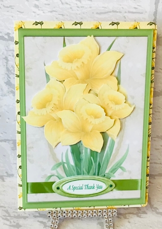 Lovely Daffodill's Standing Proud A5 by Anita Henery
