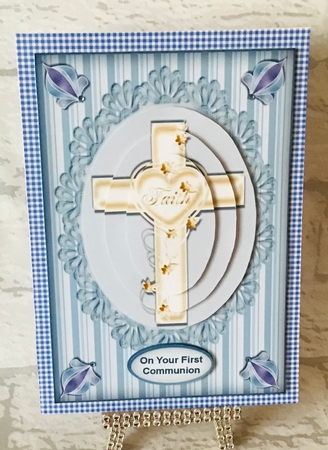 Confirmation Faith Cross Male Pyramid by Anita Henery