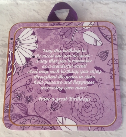 Purple Retro Just for You Vintage Pocket Pull Card Kit by Anita Henery