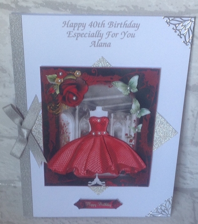 Those 1950's Style Dresses 8xtoppers and Decoupage by Anita Henery
