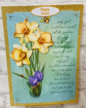 Glorious Easter -  Stunning Floral Step by Step Card by Anita Henery