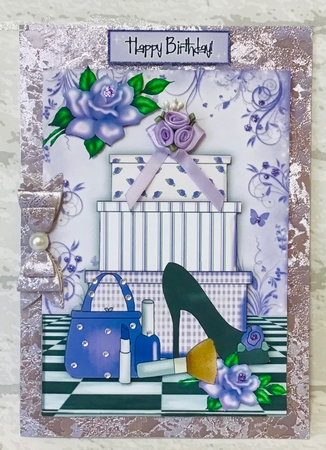 Purple Roses, with Pretty Boxes & Makeup by Anita Henery