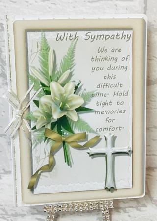 Two Lovely Sympathy Toppers  by Anita Henery