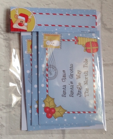 Xmas Rudolph Child's Santa Letter to and from Santa by Anita Henery