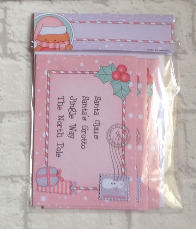 Xmas Bobbin Robin Child's Santa Letter to and from Santa by Anita Henery
