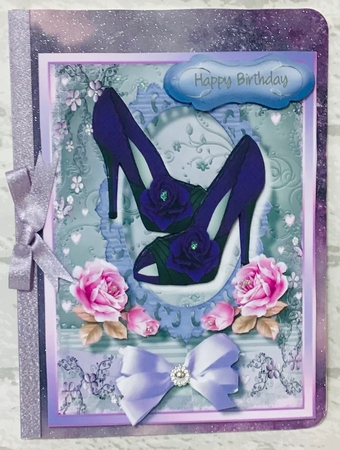 Beautiful Shoes in a Flower Frame  by Anita Henery
