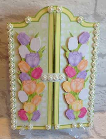 Gate Fold Tulips - Easter by Anita Henery