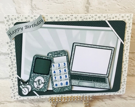 Boys Silver Gadgets & Things, Mobile, Laptop, Mp3 Player by Anita Henery