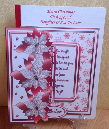 Fbp Shiny Red Poinsettias by Anita Henery