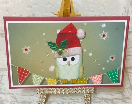 Owl I Want for Christmas Money Wallet by Anita Henery