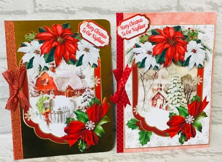 Vintage Christmas with Choice of Two Scenes Mini Kit by Anita Henery