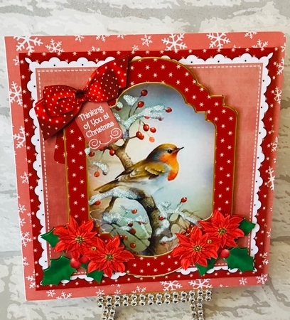 Red Robin Thinking of You 6in Christmas Step by Step by Anita Henery