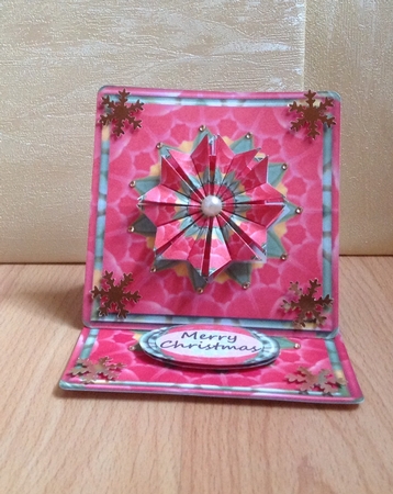 Christmas Tea Bag Easel Card Mini Kit by Anita Henery