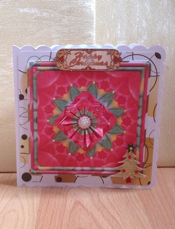 Christmas Tea Bag Easel Card Mini Kit by Anita Henery