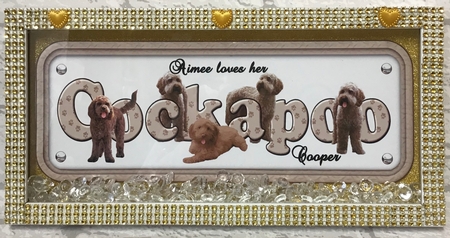Cockapoo Name Sign by Anita Henery