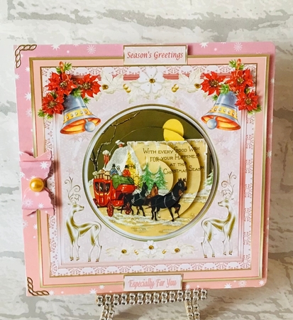 Christmas Season Vintage Topper by Anita Henery